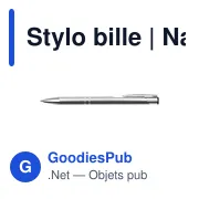 Stylo bille | Nathaniel - Miniature 6