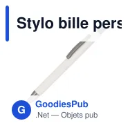 Stylo bille personnalisable en papier avec logo - New York - Miniature 2