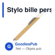 Stylo bille personnalisable en papier avec logo - New York - Miniature 3