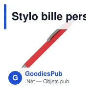 Stylo bille personnalisable en papier avec logo - New York - Miniature 4