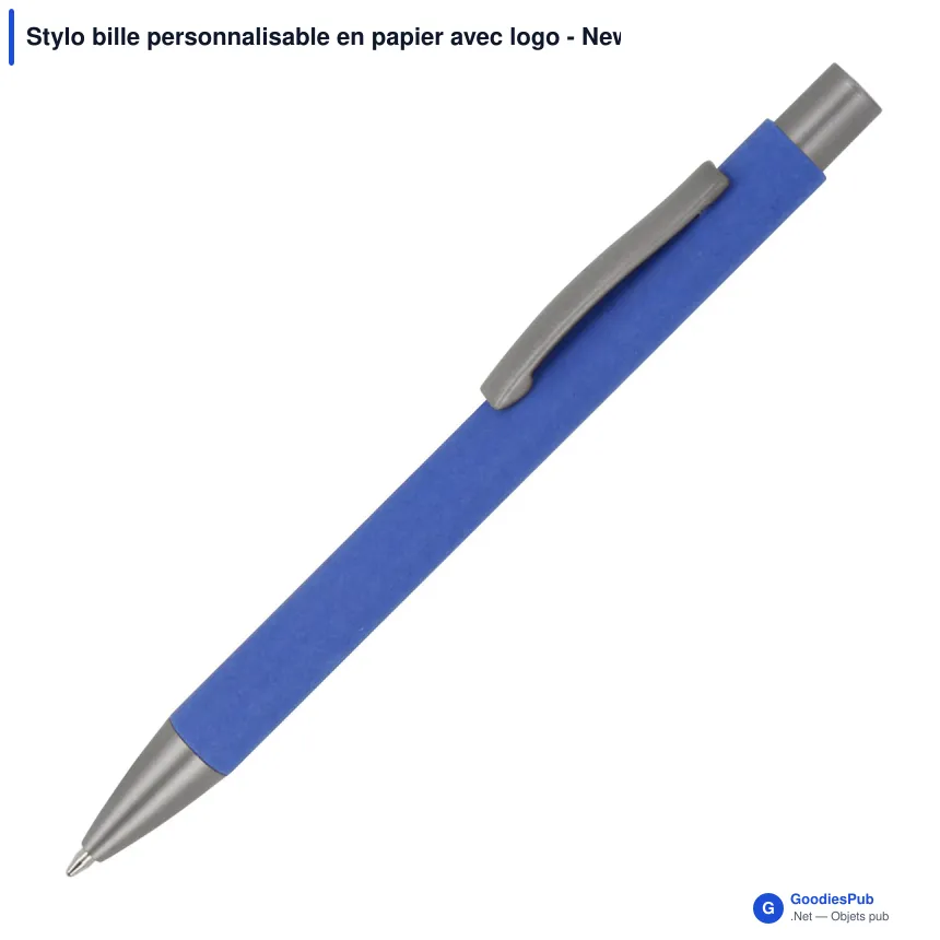 Stylo bille personnalisable en papier avec logo - New York - Image 6