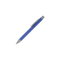 Variante Bleu - Stylo bille personnalisable en papier avec logo - New York