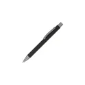 Variante Noir - Stylo bille personnalisable en papier avec logo - New York