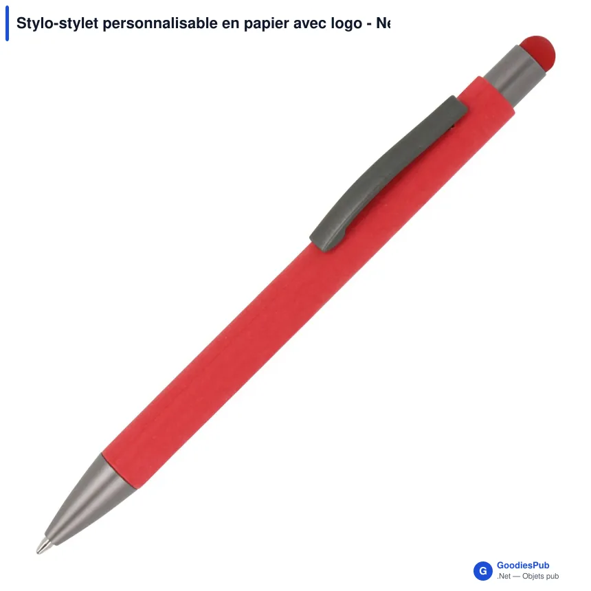 Stylo-stylet personnalisable en papier avec logo - New York - Image 2
