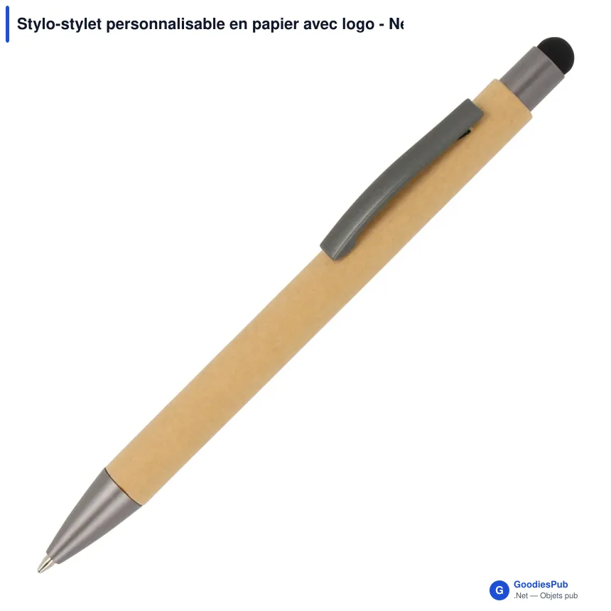 Stylo-stylet personnalisable en papier avec logo - New York - Image 3