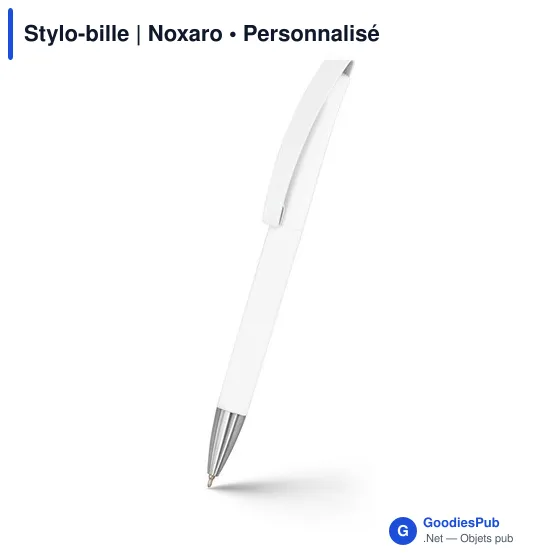 Stylo-bille personnalisable Noxaro avec logo - Image 2