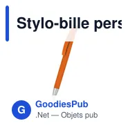 Stylo-bille personnalisable Noxaro avec logo - Miniature 11