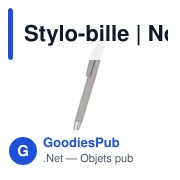 Stylo-bille personnalisable Noxaro avec logo - Miniature 3