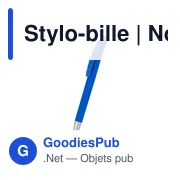 Stylo-bille personnalisable Noxaro avec logo - Miniature 4