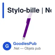 Stylo-bille personnalisable Noxaro avec logo - Miniature 5