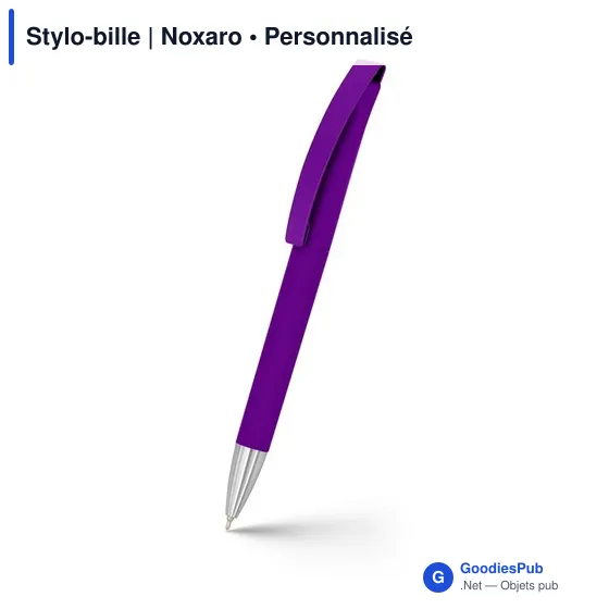Stylo-bille personnalisable Noxaro avec logo - Image 5