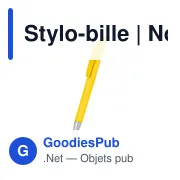 Stylo-bille personnalisable Noxaro avec logo - Miniature 7
