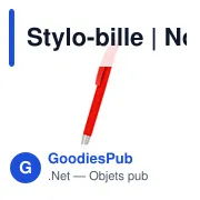 Stylo-bille personnalisable Noxaro avec logo - Miniature 8