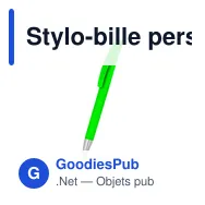 Stylo-bille personnalisable Noxaro avec logo - Miniature 10
