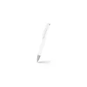 Variante blanc - Stylo-bille personnalisable Noxaro avec logo