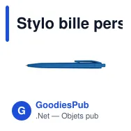 Stylo bille personnalisable en paille de blé avec logo - Joan - Miniature 11
