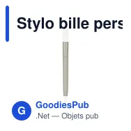 Stylo bille personnalisable en paille de blé avec logo - Joan - Miniature 4