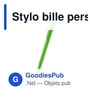 Stylo bille personnalisable en paille de blé avec logo - Joan - Miniature 5