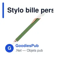 Stylo bille personnalisable en métal caoutchouté avec logo - Paris Deluxe - Miniature 2