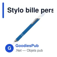 Stylo bille personnalisable en aluminium toucher doux avec logo - Paris - Miniature 12