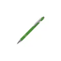 Variante Vert clair - Stylo bille personnalisable en aluminium toucher doux avec logo - Paris