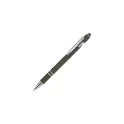 Variante Dried Green - Stylo bille personnalisable en aluminium toucher doux avec logo - Paris