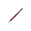 Variante Bordeaux - Stylo bille personnalisable en aluminium toucher doux avec logo - Paris