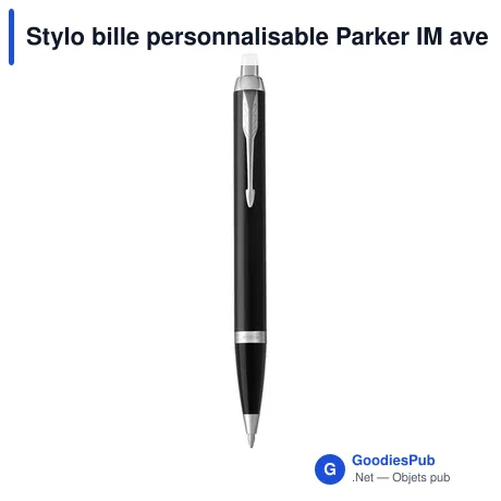 Stylo bille personnalisable Parker IM avec logo