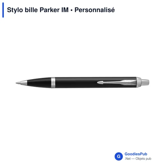 Stylo bille personnalisable Parker IM avec logo - Image 2