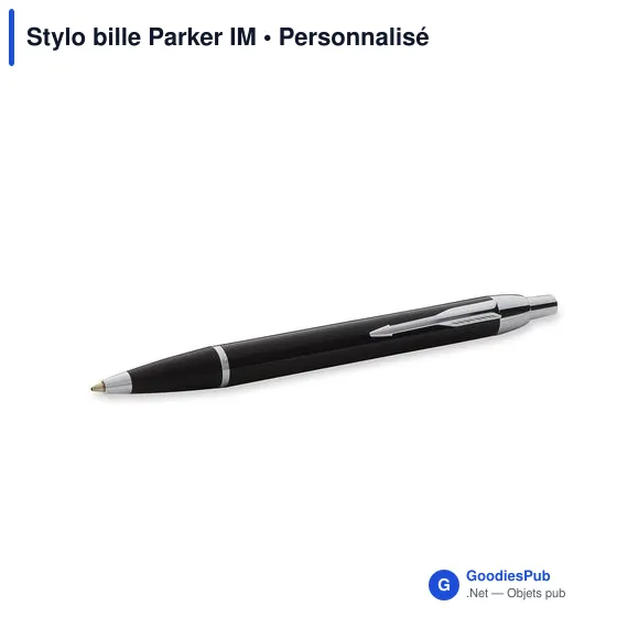 Stylo bille personnalisable Parker IM avec logo - Image 4