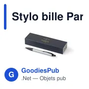 Stylo bille personnalisable Parker IM en métal avec logo - Miniature 6