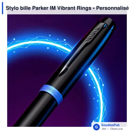 Stylo bille personnalisable Parker IM Vibrant Rings avec logo - Image 7