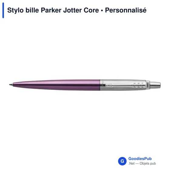 Stylo bille personnalisable Parker Jotter Core avec logo - Image 9