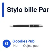 Stylo bille personnalisable Parker Sonnet avec logo - Miniature 4
