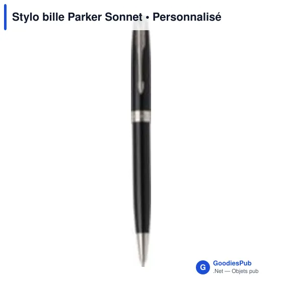 Stylo bille personnalisable Parker Sonnet avec logo - Image 5