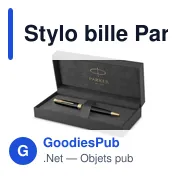 Stylo bille personnalisable Parker Sonnet avec logo - Miniature 3