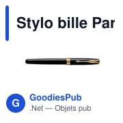 Stylo bille personnalisable Parker Sonnet avec logo - Miniature 4