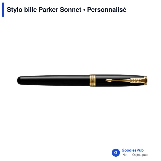 Stylo bille personnalisable Parker Sonnet avec logo - Image 4