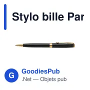 Stylo bille personnalisable Parker Sonnet avec logo - Miniature 5