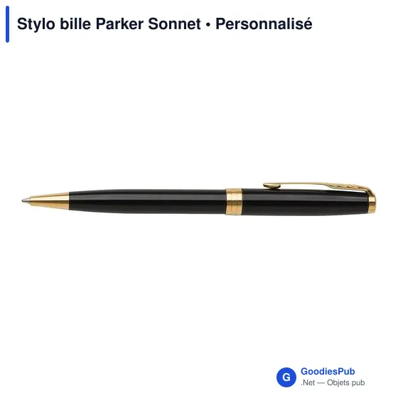 Stylo bille personnalisable Parker Sonnet avec logo - Image 5