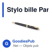 Stylo bille personnalisable Parker Sonnet avec logo - Miniature 6