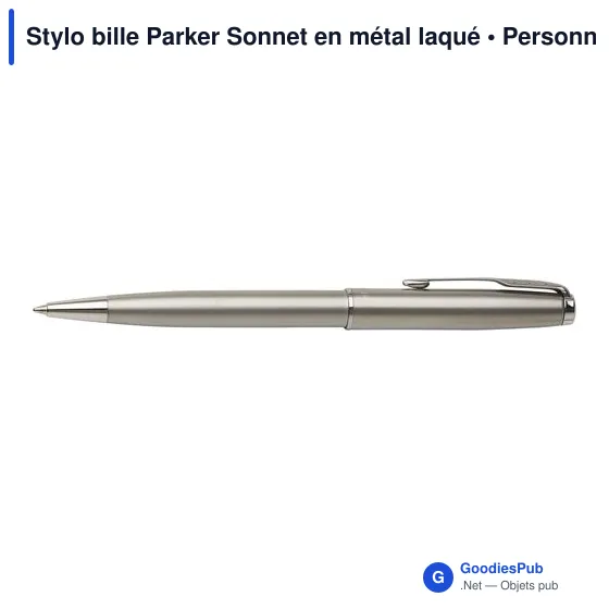 Stylo bille personnalisable Parker Sonnet avec logo - Image 12