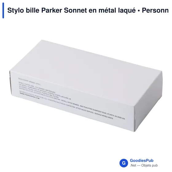 Stylo bille personnalisable Parker Sonnet avec logo - Image 7