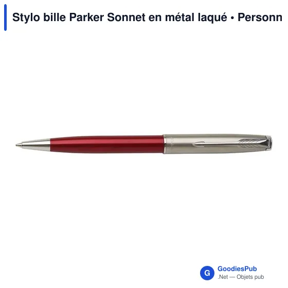 Stylo bille personnalisable Parker Sonnet avec logo - Image 9