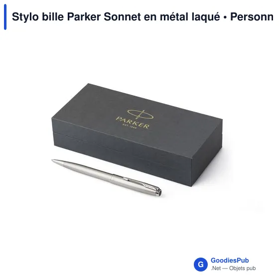 Stylo bille personnalisable Parker Sonnet avec logo - Image 10