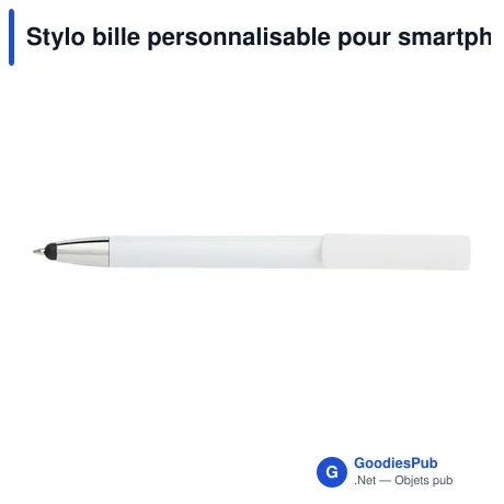 Stylo bille personnalisable pour smartphone avec logo - Calvin