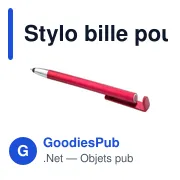 Stylo bille personnalisable pour smartphone avec logo - Calvin - Miniature 8