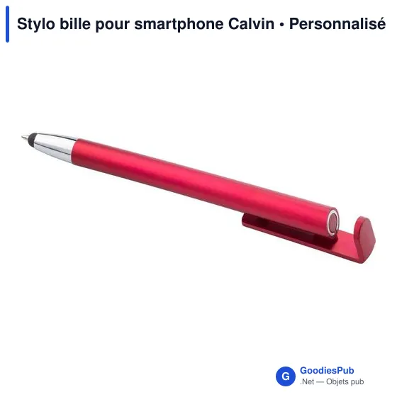 Stylo bille personnalisable pour smartphone avec logo - Calvin - Image 8