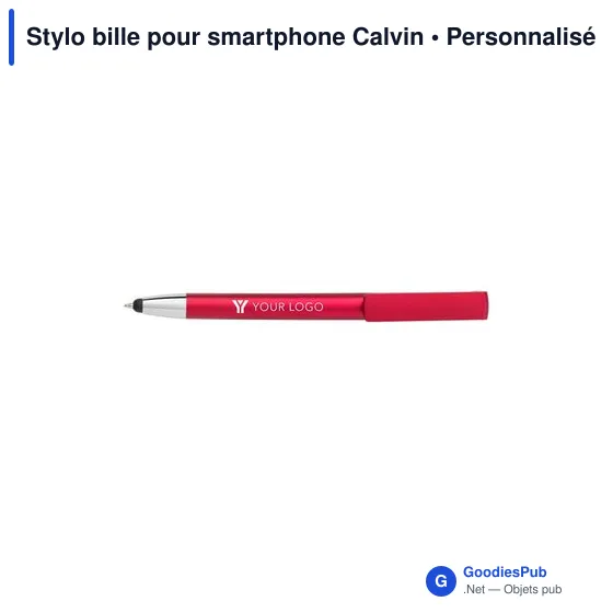 Stylo bille personnalisable pour smartphone avec logo - Calvin - Image 9