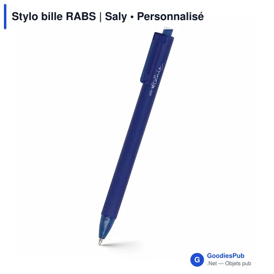 Stylo bille personnalisable RABS avec logo - Saly - Image 1